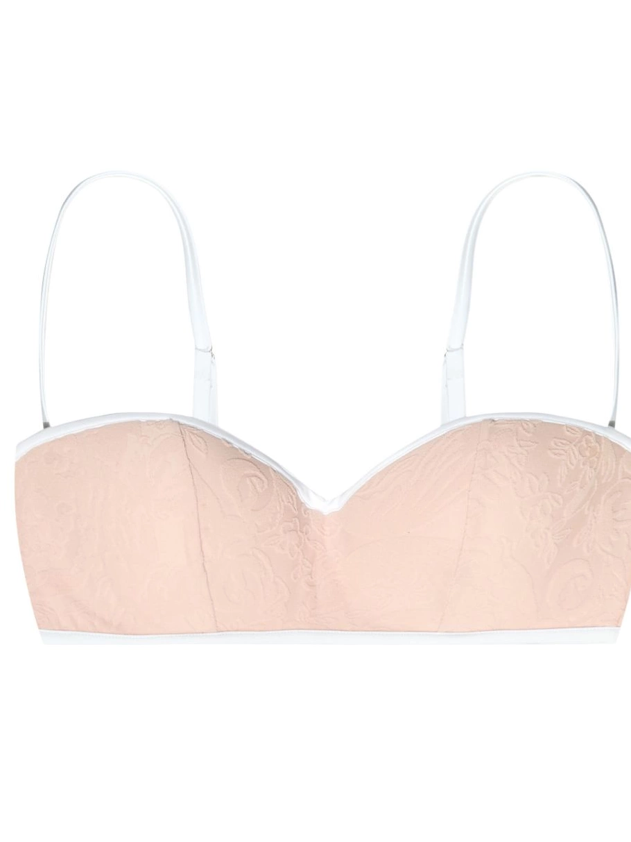 Cheap balconette Versace top Women bikini jacquard 0708